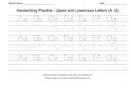 Handwriting Practice Upper And Lowercase Letters A G Upper And Lowercase Letters Handwriting Practice Lower Case Letters