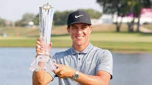 Cameron champ hugs jeff champ while on phone with mack champ after winning safeway open. 9rmperzywekk8m