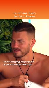 Idk what kind of lasagne George eats but bone apple tea anyways #LoveIsland