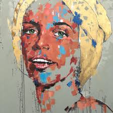 Golden Zaira #art #facepainting #portrait #arte #acrilico #amardelplata  #mardelplata #turismomardelplata #paintgold