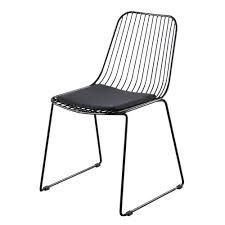 Cette chaise de jardin de style traditionnel, en métal et en acacia s'harmonisera avec bien des styles de déco. Chaise En Metal Et Coton Noirs Huppy Maisons Du Monde