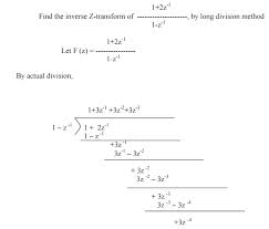 Inverse Z Transforms