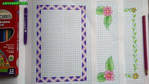 Artesoscar 2 Margenes Y Bordes Para Cuadernos Facebook