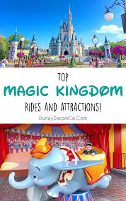 Top 5 Rides And Attractions At Magic Kingdom Disney World In 2020 Magic Kingdom Rides Disney World Rides Disney Trip Planning