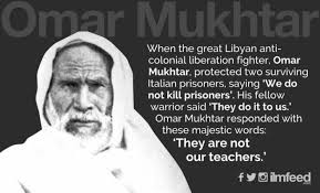 Lion of the desert is the dramatic action epic of the struggle of omar mukhtar, leader of the muslim resistance in north africa in the 1920's and 30's, against the imperialism of mussolini and the italian army. He Was Known As The Lion Of The Desert Blogging Theology