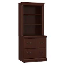 Enjoy free shipping on most stuff, even big stuff. Bush Furniture Birmingham Lateral File Cabinet With Hutch In Harvest Cherry Walmart Canada