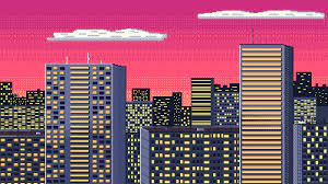 A collection of the top 46 pixel city wallpapers and backgrounds available for download for free. My Pixel Art City Pixelart