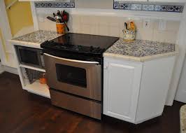 Kitchenaid Stove Hand Painted Tiles From Portugal Built In Microwave Hand Scraped Hickory Hard Hickory Hardwood Floors Built In Microwave Hand Painted Tiles