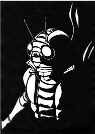 切り絵仮面ライダーv３ 切り絵 イラスト 仮面ライダーv3