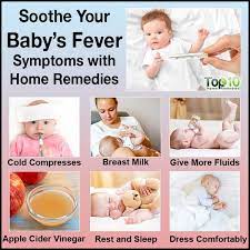 When a baby is sick with a fever, it's a very bad idea to immerse the baby in bathwater, soap him and rinse him, exposing his skin to the varying. Soothe Your Baby S Fever Symptoms With Home Remedies Top 10 Home Remedies