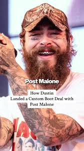 The story of how @bowenbootwear came to design custom boots for #postmalone  as he entered his country era. #bowenbootwear #thewavelength #post  #countrymusic #country #fashion