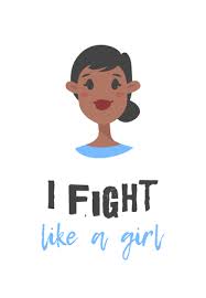 Pin by ledra walker on good morning good night cutie quote cute baby quotes inspirational quotes god. Cartoon Style Character African American Girl Vector Illustration Black Women And Feminism Quote I Fight Like A Girl Tasmeemme Com