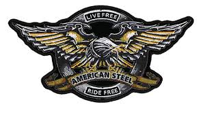 Live to ride and ride to live. Eagle Live To Ride Patch Motorcycle Memorabilia Autrement Dit Collectibles