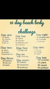 One Two Three Four Five Six Seven Eight Nine 10 Tik Tok 10 Day Beach Body Workout Beach Body Challenge Beachbody Workouts Health Fitness Inspiration