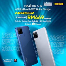 Features 6.5″ display, mediatek helio g35 chipset, 6000 mah battery, 128 gb storage, 4 gb ram, corning gorilla glass. Realme C15 3gb 64gb Will Be Available In Malaysia Soon 64gb Samsung Galaxy Phone Smartphone