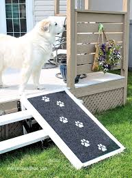 Pet stairs help out your ailing friend to minimize putting too much pressure on themselves. Diy Dog Ramp Pretty Diy Home