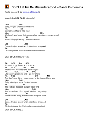 Lezioni e consigli per chitarristi. Santa Esmeralda Dont Let Me Be Misunderstood