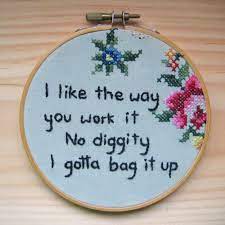 3.4.0 | last updated stitches song lyrics | version: No Diggity By Nodiggitynodoubt On Etsy Cross Stitch No Diggity Stitch