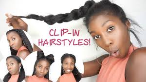 Colour it or layer it, make sure you. 5 Easy Clip In Back To School Hairstyles Knappy Hair Extensions Youtube