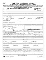 The application an organization must use is shown in t. Child Abroad General Passport Application For Canadians Under 16 Free Download