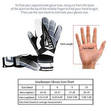 Goalie Gloves With Fingersaves Black 3 3mm Latex Soccer Gloves Goalkeeper Glove For Youth Kids Adult Black White 10