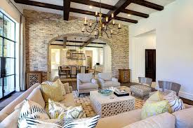 Reclaimed Old Chicago Brick Is Perfect For The Mediterranean Style Interior Design Phil Mediterranean Styles Interior Brick Interior Wall Elegant Family Room