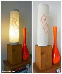 Just paint your lamp base and then add an inexpensive hanging basket to get this look. 45 Diy Lampshade Ideas The Best And The Brightest