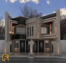 Pin By Yasser Arafat Yacoub On House Modern House Facades Modern Exterior House Designs Bungalow House Design