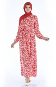 Kolu Lastikli Viskon Elbise 4242 04 Kirmizi Elbise Moda Stilleri Mankenler