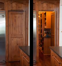 knotty cherry lake house kitchen