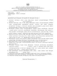 Contoh soal kemuhammadiyahan dan jawabannya ciri gerakan muhammadiyah youtube. Soal Aik 4 S1 Keperawatan Essay