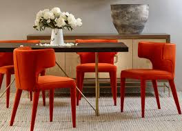 juno chair in orange andrew martin