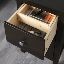 It is absolutely perfect for a bedroom and offers plenty of storage space. Hemnes Desk Black Brown 61x25 5 8 Ikea