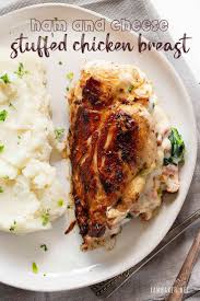 Ham And Cheese Stuffed Chicken In 2020 Chicken Dinner Recipes Meals Involving Chicken Cheese Stuffed Chicken