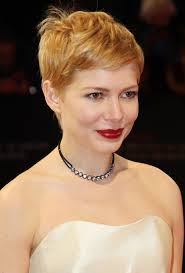 Backcomb or ruffle up your hair with volumizing powder to blend the cowlick into. Michelle Williams Pixie With Cowlick Hairstyles Weekly