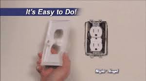 Us 18 99 Outlet Wall Plate With Led Night Lights No Batteries Or Wires M 7daa Com Led Night Light Plates On Wall Night Light