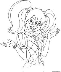 After appearing in cartoons, quinn appeared in the batman adventures # 12 (1993). Harley Quinn Cartoon Coloring Pages Printable