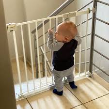 You can install this gate at stairways and in between this munchkin baby gate is designed for babies between 6 and 24 months old. Baby Safety Gates And Extensions Shop Online Baby Proof