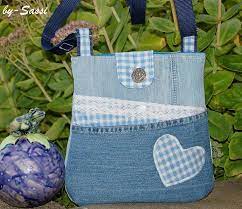 Und wieder eine zicky zacky bag. Zicky Zacky Bag In Tracht Jeans Schnittmuster Tasche Kinder Tasche Beutel