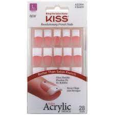 Kiss Acrylic French Nail Kit Long Length 28 Ea Nail Kit French Nails Manicure Kit