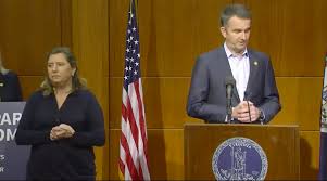 Image result for governor ralph northam delivering speech closing all schools