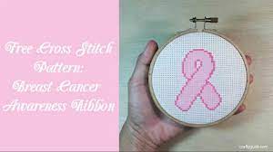 Www.crosstitch.com online printable pattern designed by crosstitch.com. Free Cross Stitch Pattern Breast Cancer Awareness Ribbon Youtube