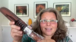 Review of TAN REN Tanto Knife Fixed Blade, 8 Inch Survival Knives with  Wooden Handle