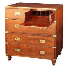 English Military Officer S Chest Secretary Of Mahogany Campaign Furniture Military Officer Mahogany