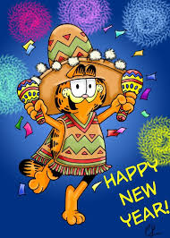 The hope, however, is that next year will be better than this one. Pin By Janelle Andrade On Garfield Happy New Year Gif New Year Cartoon Snoopy New Year