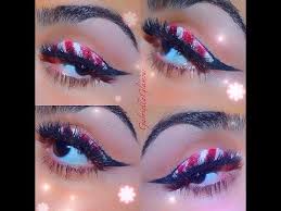 Beauty bloggers are taking standard cat eyes to another level with what they're calling candy cane eyeliner. and the look is exactly what it sounds like: Candy Cane Eye Makeup Youtube