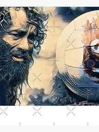 Creation Chuck Nolan Was Abandoned On A Deserted Island Yummy Cast Away  Long Beard Survivor Alone Is