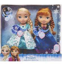 Disney Frozen Singing Sisters Elsa And Anna Dolls Exclusive Jakkspacific Elsa And Anna Dolls Disney Baby Dolls Disney Frozen Dolls