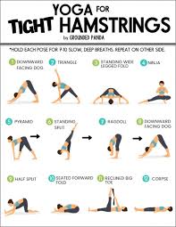 The Best Yoga Poses To Release Tight Hamstrings Free Pdf Cool Yoga Poses Yoga Routine Easy Yoga Workouts