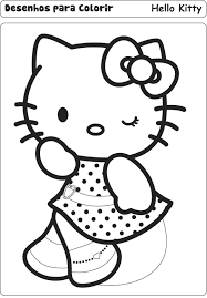 Hello Kitty Para Colorir Hello Kitty Coloring Hello Kitty Colouring Pages Cat Coloring Book